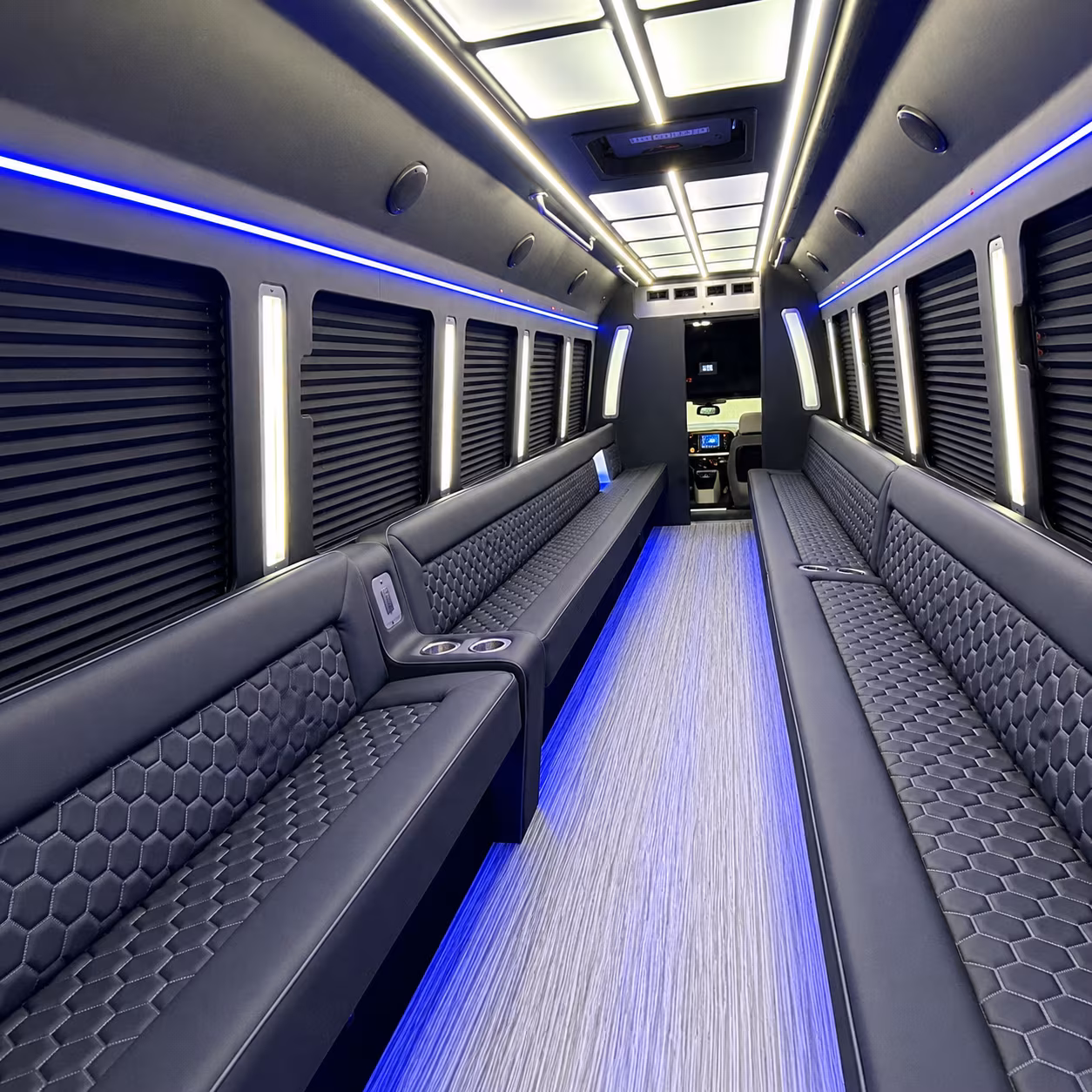 30 Passenger Party Bus Interior