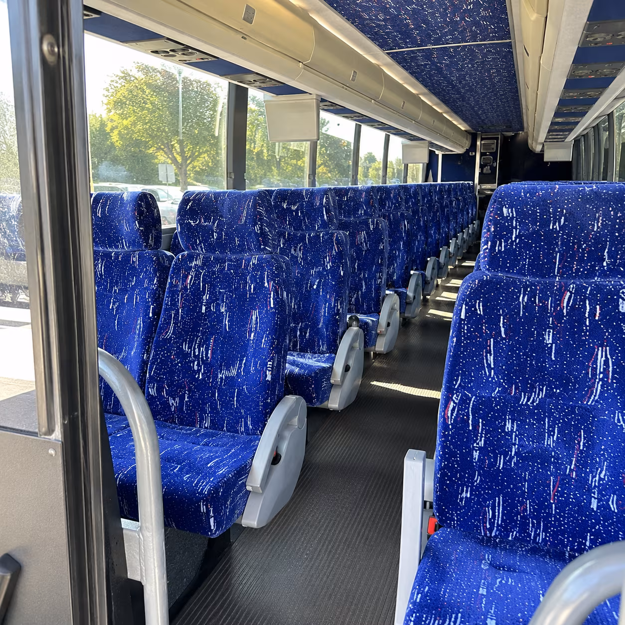 40-56 Passenger Charter Bus Inside