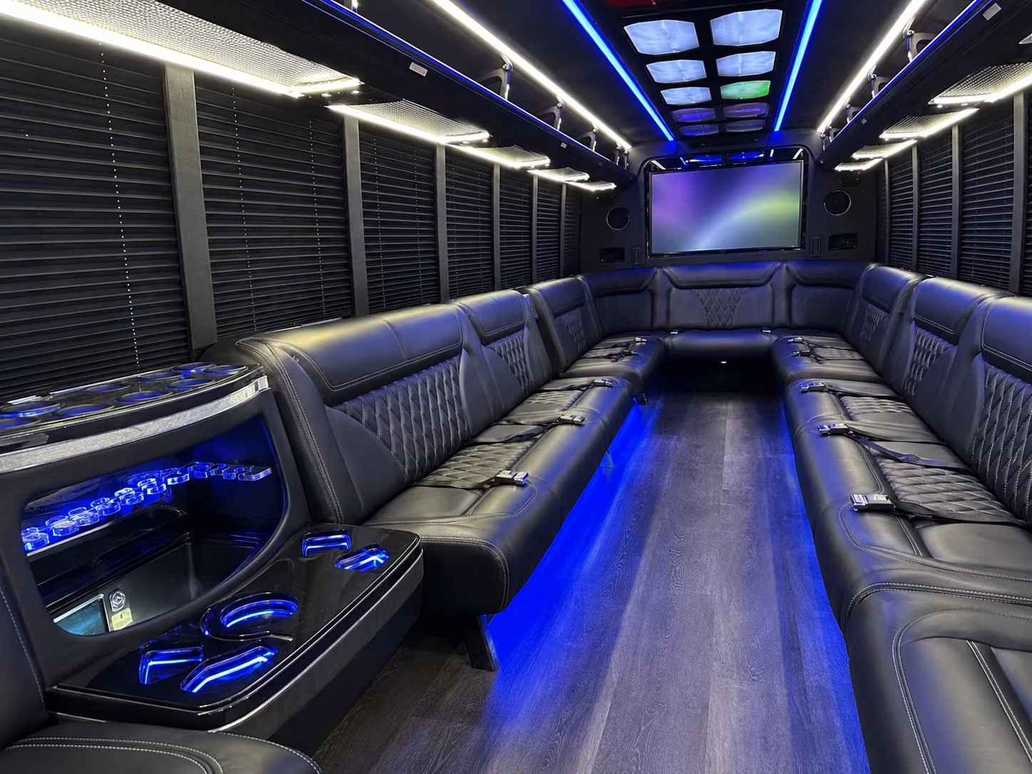 Fort Lauderdale Concert & Music Festival Transportation party bus exterior