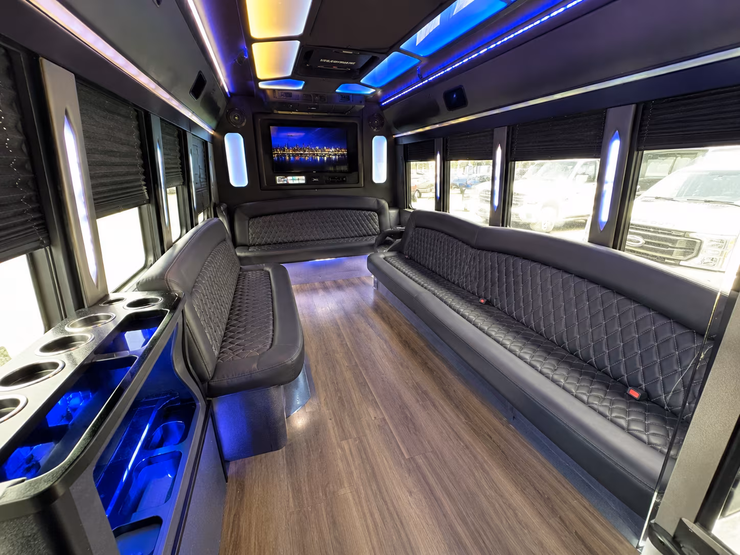 Fort Lauderdale Prom & Homecoming Transportation party bus exterior