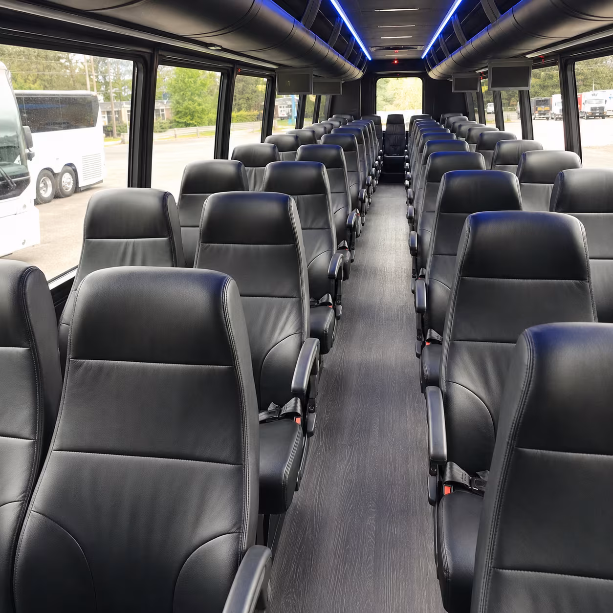 Fort Lauderdale School Event Transportation party bus exterior