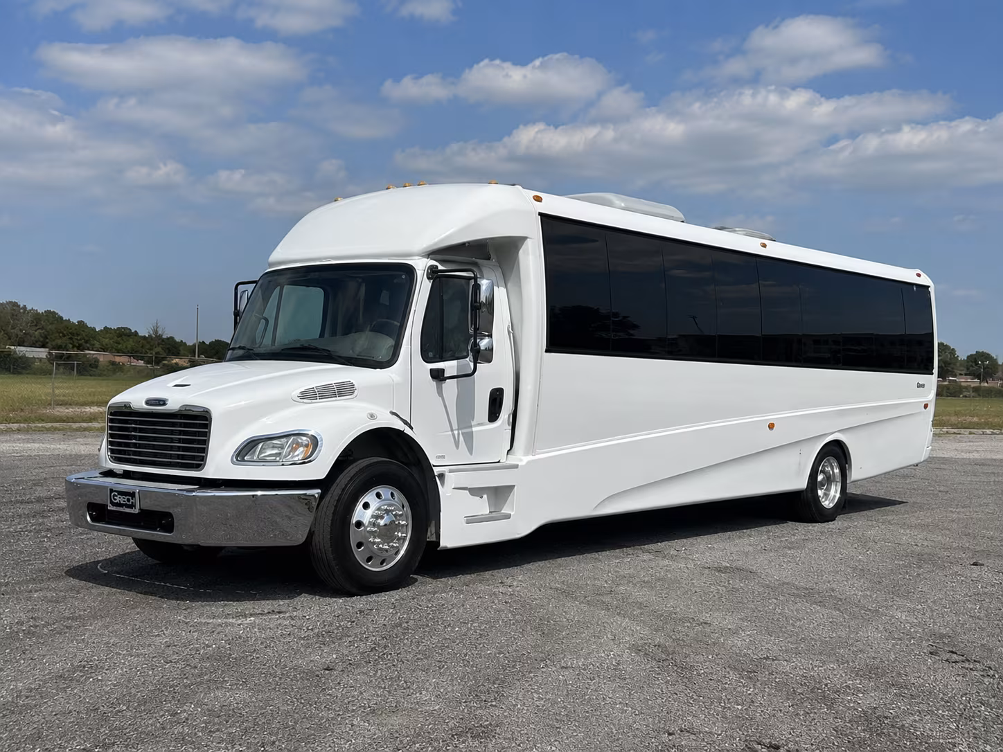Fort Lauderdale Sporting Event Transportation party bus exterior