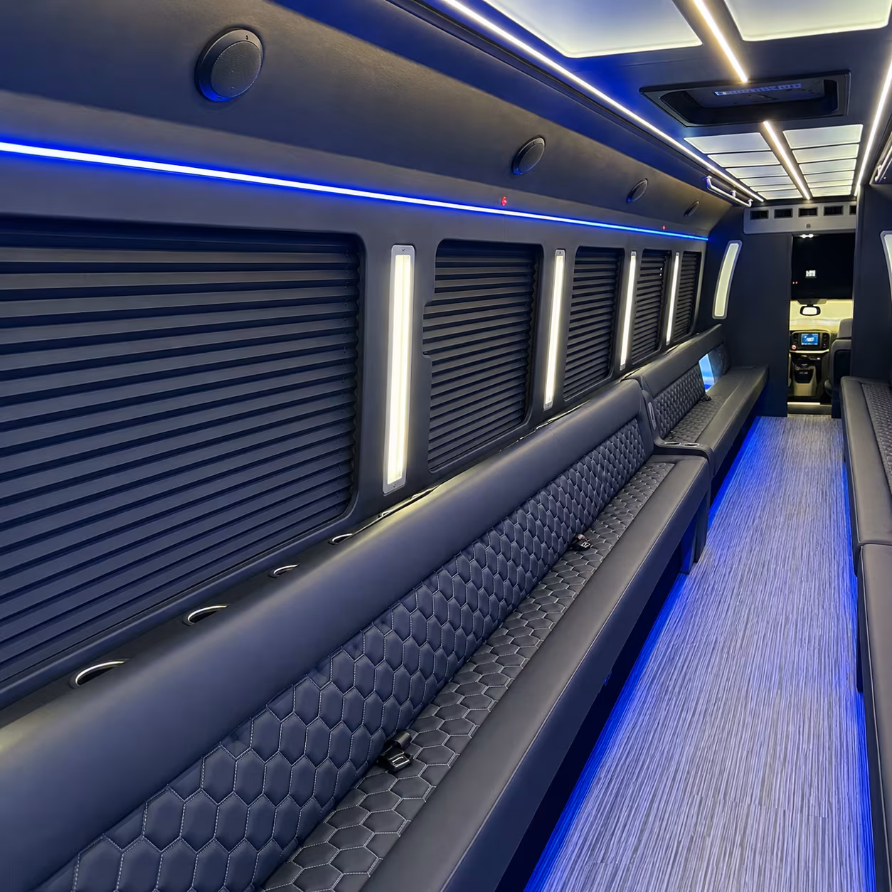 Fort Lauderdale Wedding Transportation party bus exterior