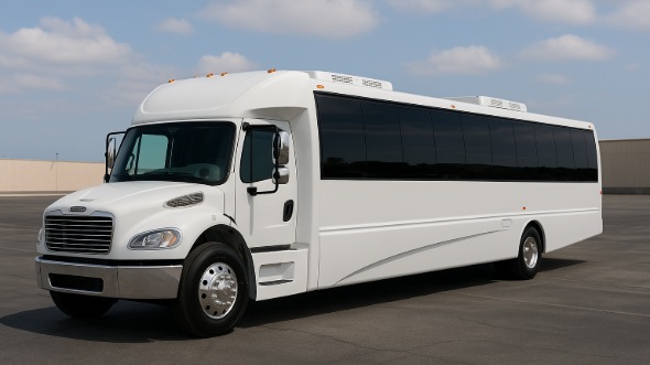 Exterior of Charter Bus Company Tamarac's 25 Passenger Party Bus in Tamarac